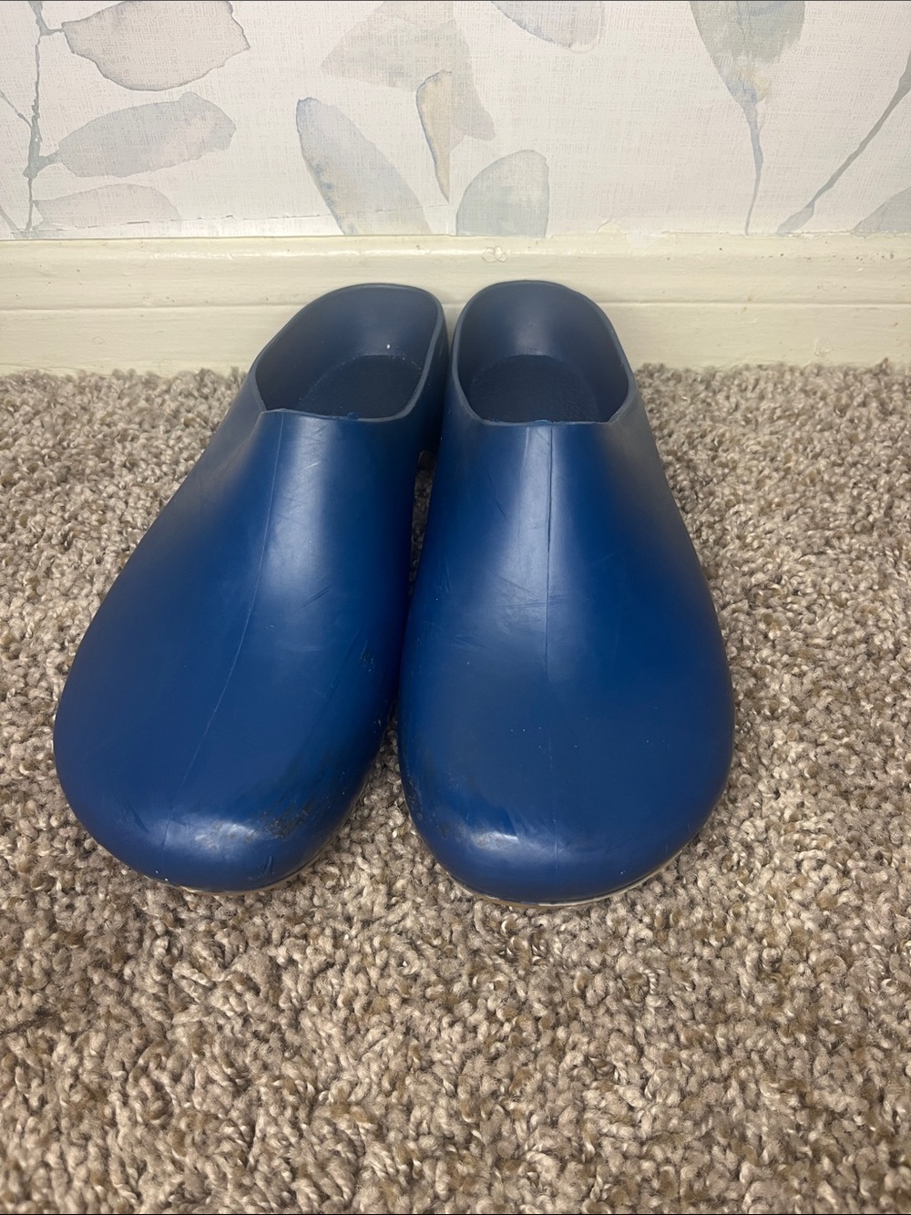 Sloggers Women’s Slip-On Water Clogs in Navy Blue
